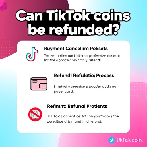 틱톡코인 환불 가능 여부 안내