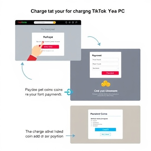 틱톡코인충전 PC 결제 방법 홈페이지 충전 과정