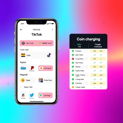틱톡코인충전 모바일 결제 방법 앱 충전 과정