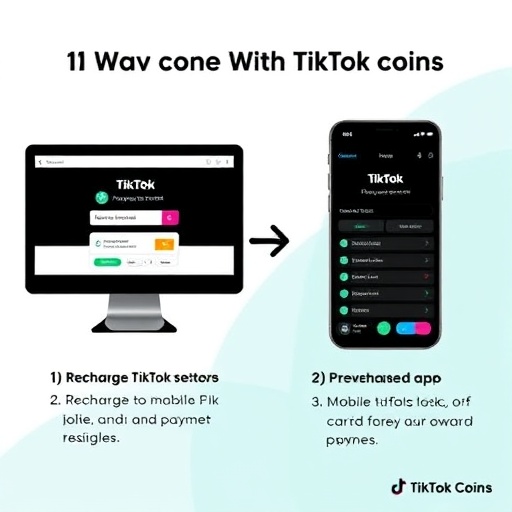 틱톡코인충전 방법 PC 모바일 결제 순서